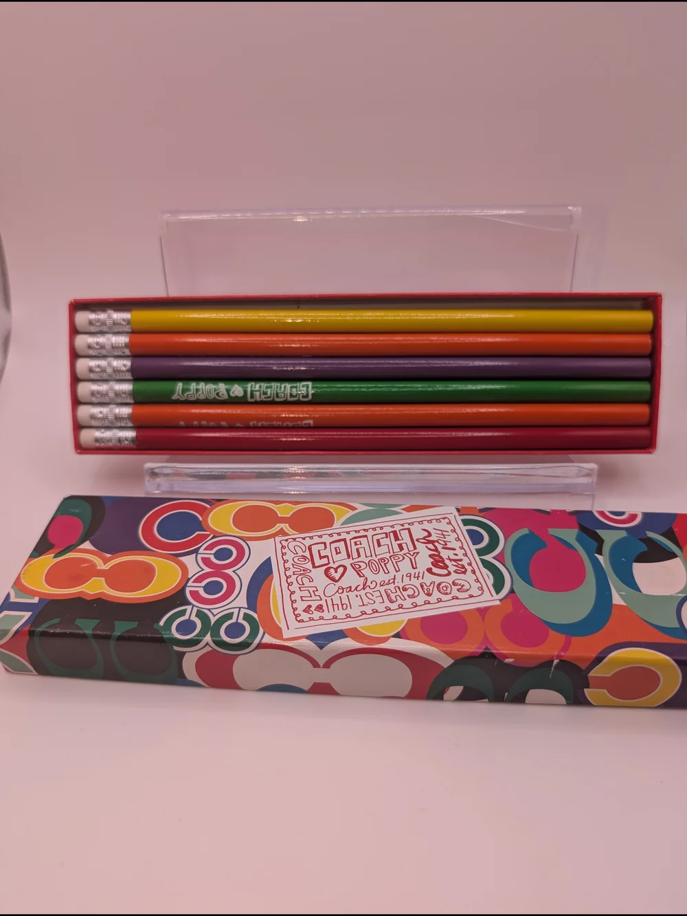 Limited Edition Coach Poppy Pencil Set